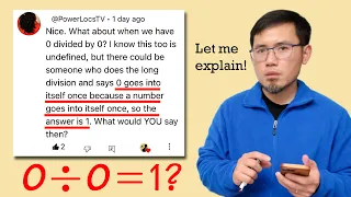0 divided by 0 is the answer 1 or undefined