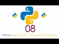 Python-08 Tuple List Set and Dictionaries python in urdu python in Hindi