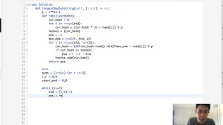 Leetcode - Longest Duplicate Substring Python