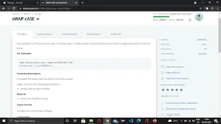 sWAP cASE HackerRank
