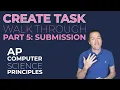 2019-2020 CREATE TASK Part DIGITAL PORTFOLIO SUBMISSION - AP Computer Science Principles