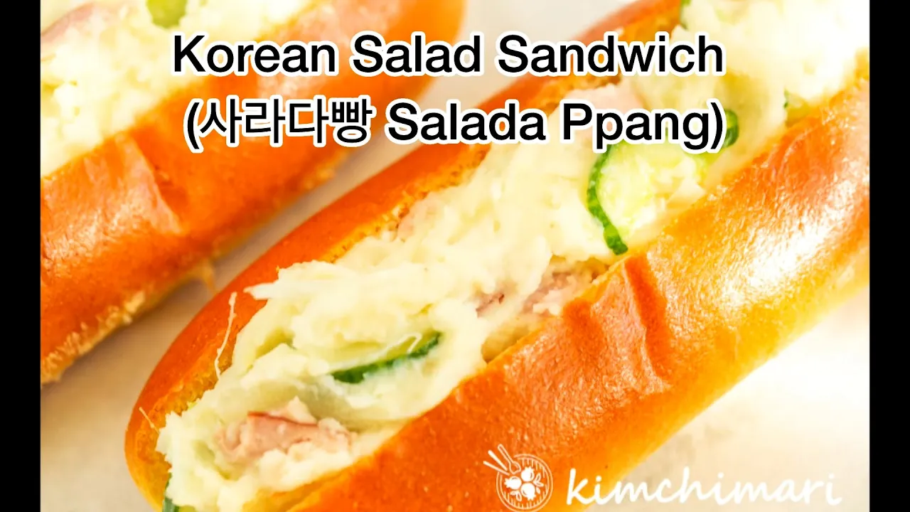 Korean Potato Salad Sandwich ( Salada Ppang)