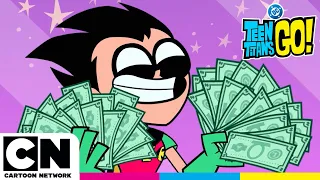 The Titans Accidentally Destroy the Economy… | Teen Titans Go! | Cartoon Network UK