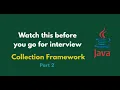 Java Interview Questions Collection Framework Part 2