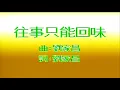 往事只能回味-尤雅- 伴奏 KARAOKE