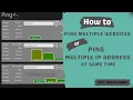 How to Ping Multiple Websites or Multiple IP Address at Same Time