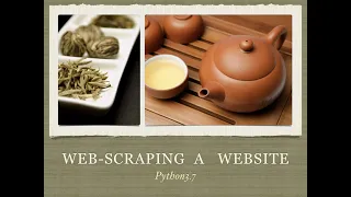 Scrape a website using lxml and requests libraries