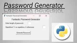 Random Password Generator using tkinter in python