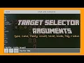 How to use Target Selector Arguments in Minecraft Bedrock Part 1