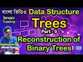 Trees Part-9 Reconstructions Binary Trees Data Structure Bengali