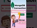 connect ECONNREFUSED error Fixed for MongoDB Compass
