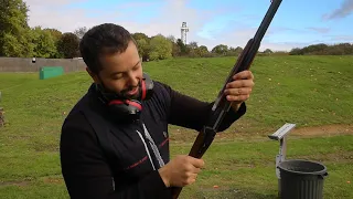 تجربة بندقية الصيد بايكال الروسية في رماية Fusil De Chasse Baikal Mp27m 