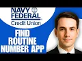 How To Find Your Routing Number On Navy Federal App