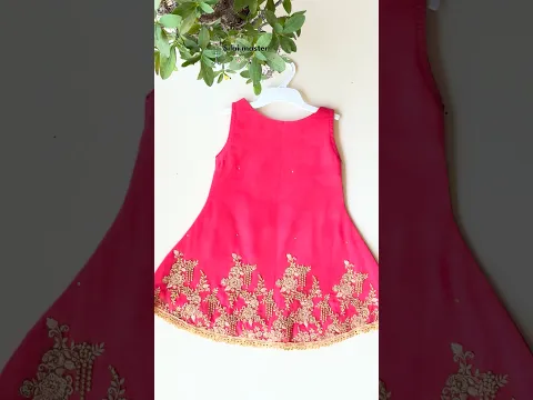 😍 Old Dupatta to Beautiful Baby Frock | Best Out of Waste DIY