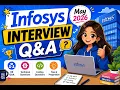 Infosys Interview Questions Ans 16 May 2026 Experience Freshers Interview Preparation Step by Step