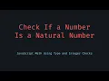 Check If a Number Is a Natural Number in JavaScript Easy Validation Function