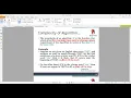 Data Structures Lecture 10 Analysis of Algorithm
