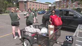 Binghamton University students return