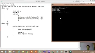 Instance variable part 2 final instance variable