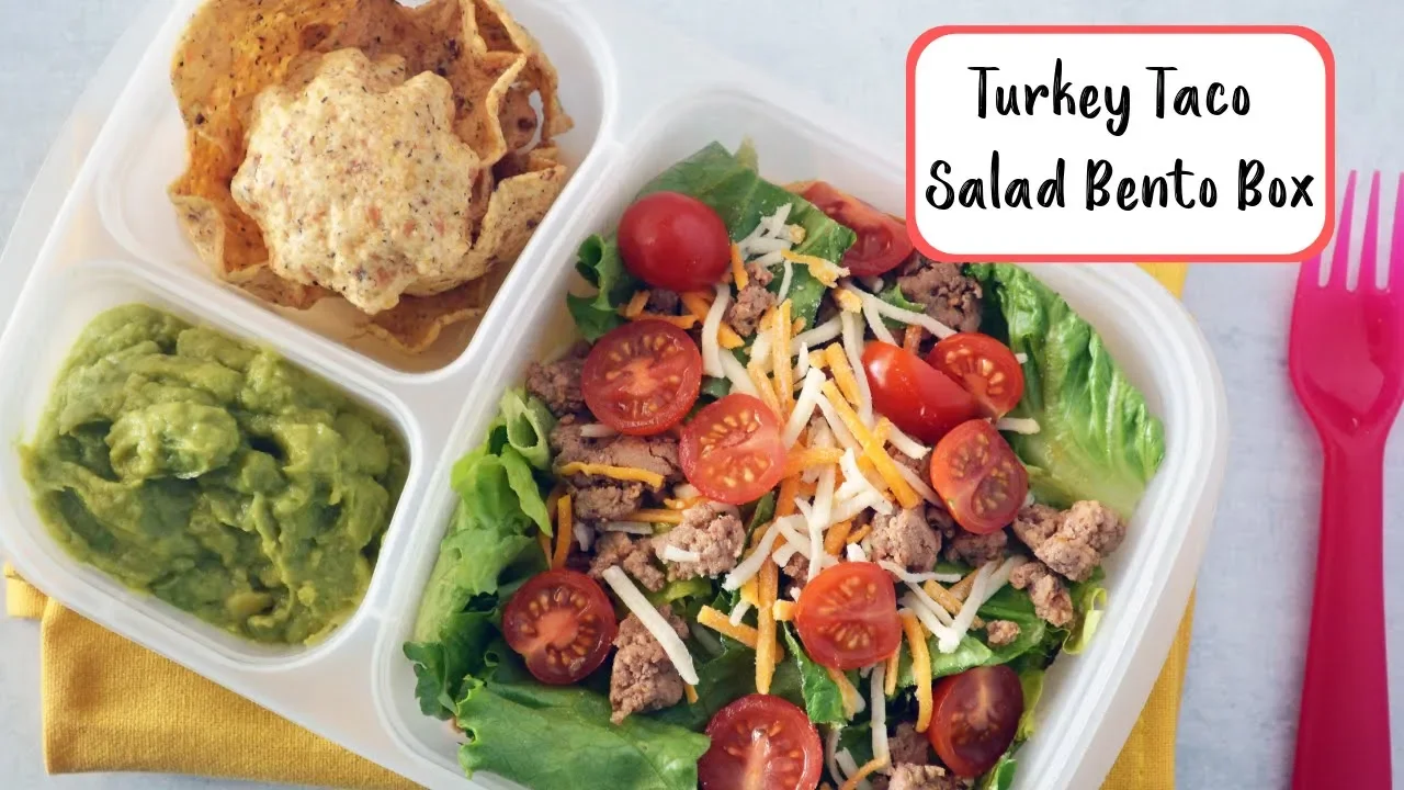 Turkey Taco Salad   Healthy School Lunch Ideas