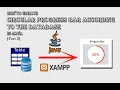 How to create progress bar to change according to database data using JAVA