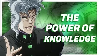 noriaki kakyoin the power of knowledge