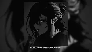 Download DHARIA August Diaries (Slowed Reverb) Tiktok | WALF SOUND MP3