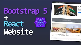 React Bootstrap 5 - let st build a real page