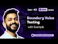 Boundary Value Testing Black Testing Software Engineering with Real Life examples