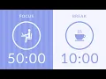 Pomodoro Timer with Pink Noise Rain 3-Hour Study with Me for Deep Focus AD