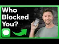 How To Check Who Blocked You On Messages