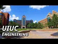 University of Illinois Engineering Campus Bardeen Quad North Quad UIUC 4K Campus Tour