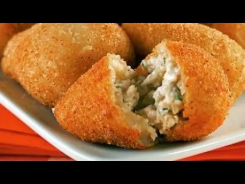 MASSA FÁCIL DE COXINHA DE FRANGO