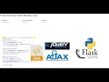 Python Flask Read XML with jQuery Ajax app py