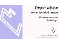 Compiler Validation