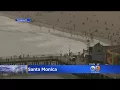 Lightning Forces Evacuations At Santa Monica Beach