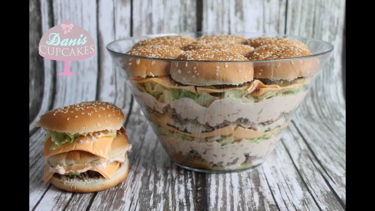 Low Carb Big Mac Salat - Rezept / Kochvideo. 