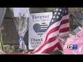 Hundreds line the street to tribute Weymouth fallen officer and bystander