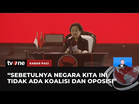 Megawati Singgung soal Koalisi dan Oposisi di Rakernas PDIP V