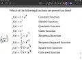 Identify Power Functions