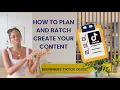 Download Lagu how to plan and batch record TikTok videos | beginner's TikTok content creation strategy