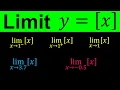 Limit of Greatest Integer Function Greatest Integer Function Limits and its Graph Calculus