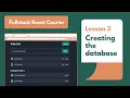 Creating our MongoDB Atlas database Fullstack React Course 2022