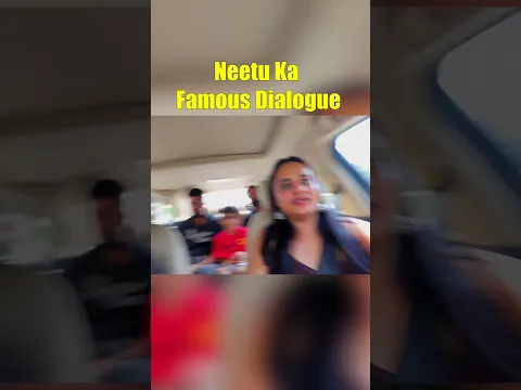 Neetu Ka Famous Dialogue 😍 #neetubisht #lakhneet #viral #comedy #vlog #dailyvlog
