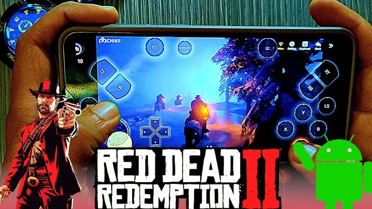 Red Dead Redemption 2 - Android Gameplay - Chikii Cloud Gaming - Red Dead Redem Game APK Mobile 2022