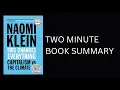 This Changes Everything by Naomi Klein Book Summary