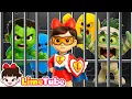 Download Lagu 🦸‍♀️ Superhero Lime vs Monsters 🐲 Fun Rescue Adventure + Nursery Rhymes | Kindergarten | LimeTube