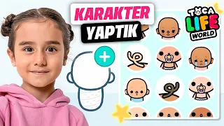 TOCA LİFE WORLD'DE KARAKTER YAPTIK!? @GamzeKarta  ​