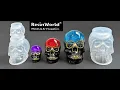 RESINWORLD Set of 3D Skull Resin Molds