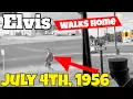 Elvis Walks Into History From the Train to Audubon Drive July 4th 1956 Spa Guy Shows the Exact Spot